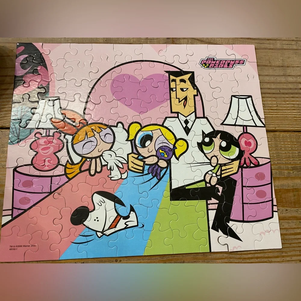 Cartoon Network Puzzle Set - Green, Pink, Purple, Blue